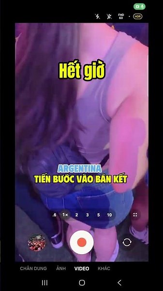 Fan Argentina ăn mừng nổ tung khi đội vào bán kết #dokimphuc #fifaworldcup