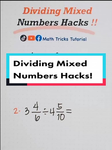 Math Tricks Tutorial on TikTok