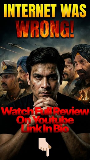 Fiction Is Real on Instagram: "Went in expecting a Nostalgia Cash grab… ended up Impressed 👀🎬 Border 2 actually works - The emotion & Performances surprised me. drop your take 👇 Full review on YouTube Fiction Is Real Link In Bio #border2review #border2 #sunnydeol #sunnypaaji #varundhawan #diljitdosanjh #ahanshetty #monasingh #medharana #moviereview #bollywood #hindicinema #indiancinema #filmreview #fictionisreal #cinematalk #newmovie #sequel #bollywoodreels #filmreel #reelitfeelit #movietalk 