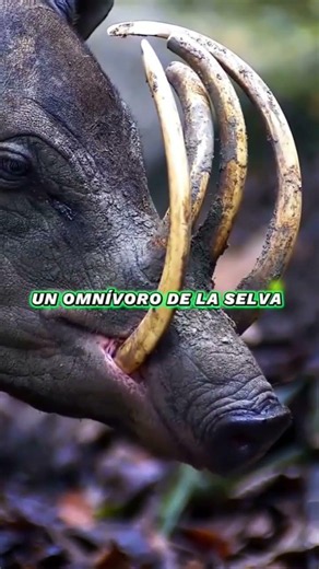 Babirusa: El cerdo con colmillos que atraviesan su hocico