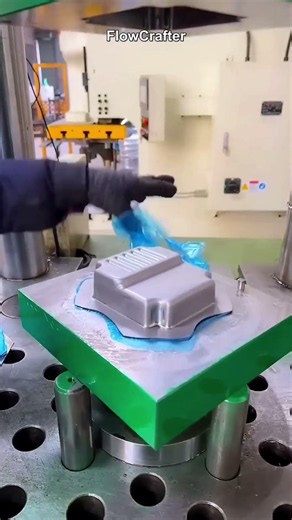 Watch This Metal Stamping Process in Action #worker #process #manufacturing #stamping #engineering