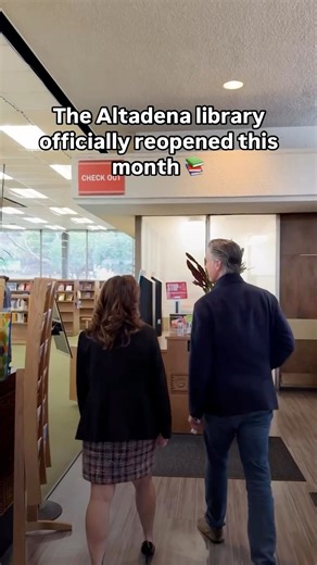 The Altadena Library officially reopened this month, providing a vital space for families and children to regain a sense of normalcy. The Altadena community remains strong through our recovery from the #EatonFire. Thank you to all the library staff for making this possible! #AltadenaStrong #LosAngeles #Library | Governor Gavin Newsom
