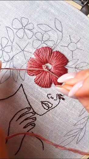 112K views · 527 reactions | Simple French Knot Embroidery Tutorial #new #reels #video #foryou #trending #viral | Embroidery Skills ideas | Facebook