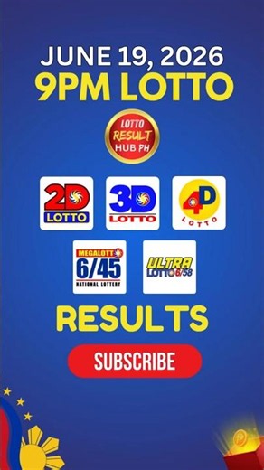 Recap: 9PM Lotto Result Today June 19, 2026 PCSO