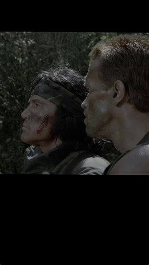 "there is something in those trees" is a famous quote from the 1987 sc... | predators movie