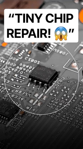SMD Chip Soldering Like a Pro 🔥 | PCB Repair #shorts