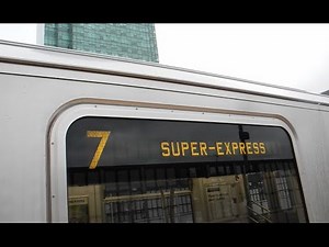 Onboard R188 7900 - Super Express 7 from Woodside - 61st Street to 34th Street - Hudson Yards