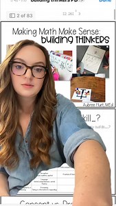 Mini math professional development - building strong thinkers in math class and making math make SENSE. . . . #ElementaryEducation #TeachersOfInstagram #TeachingIdeas #TeacherLife #TeacherCommunity #ClassroomInspiration #ElementarySchool #TeachingResources #TeacherTips #Educators #LearningThroughPlay #TeacherGram #TeacherHacks #TeacherSupport #TeacherGoals #TeacherInspiration #TeacherLifeBalance #ClassroomDecor #TeachLoveInspire #TeacherStrong. | Aubree Teaches