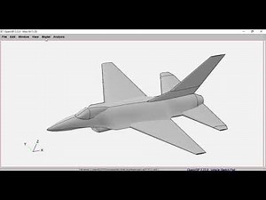 F16 Design | NASA OpenVsp Tutorial | NASA Vehicle Sketch Pod | Design and Analyse F16 NASA software