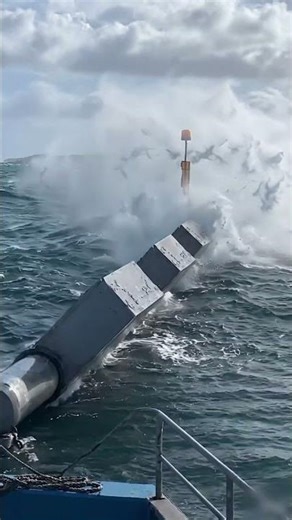 These panels rotates to reflect the wave energy