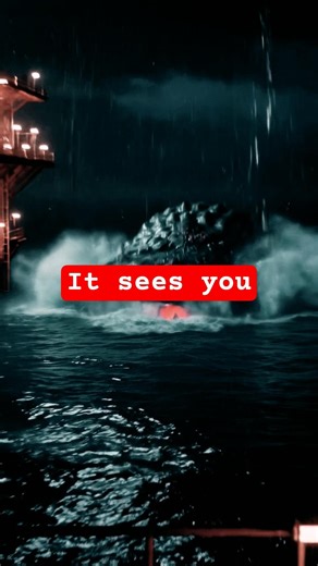 POV: The Ocean isn't empty... 🩸👁️ #thalassophobi