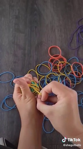 it's been awhile, starting from scratch. #fyp #foryou #rubberbandball #craft #hobby
