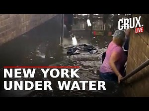 LIVE | Watch: Subway Lines, Roads Submerged As Flash Floods Batter New York, New Jersey | US News