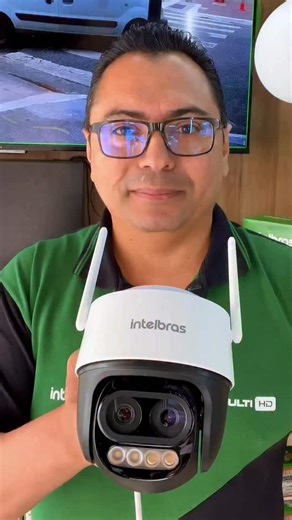 Câmera 360° com zoom da Intelbras iM7 Full Color com Alarme e Auto-Tracking Dual Lente ✅ Câmera externa inteligente Full HD Wi-Fi Full Color 360 ✅ Zoom Híbrido ✅ Tecnologia Full Color ✅ Proteção contra chuva e poeira ✅ Sensor auto-tracking ✅ Zoom Híbrido 12X e Zoom digital Lente 2.8 mm=4X e Lente 12 mm=8X ✅ Alcance IR 56 m ✅ Alcance do feixe de luz do holofote 25 n 📲 Fale com Marcos Matos o rei das câmeras e já garanta sua câmera (11) 99594-7595 #camera #intelbras #cftv | Marcos Matos