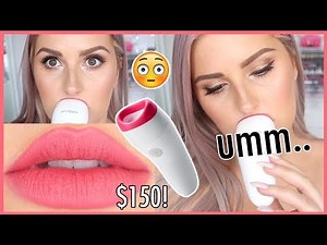 DOES IT EVEN WORK?! 🙄💉🗯️ Juvalips Lip Plumper Machine! 🤔 EEK