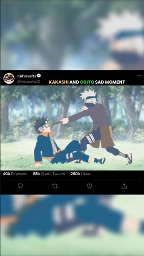 Kakashi vs Obito Fight 🔥 Memories of Their Childhood & Broken Friendship 💔 | Naruto Shippuden