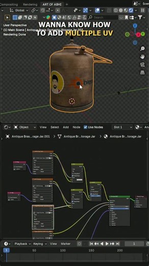 Abhishek Sharma on Instagram: "Add Multiple UV maps in a single object | Without adding Extra Geometry in Blender.. . . #artofabhi9 #artofabhi #abhi3d #blender3d #b3d #3d #tips #piston #mechanical #mechanicalrigging #rigging #Animation #3danimation #blendercommunity #AOAreels #AOATutorials #blenderanimation #fog #transformation #terrain #night #day #3denvironment #foganimation #volumetric #volumetricfog #texture #uv #uvmapping"