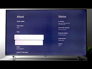 SHARP QLED 2025 – How to Find Model and Serial Number