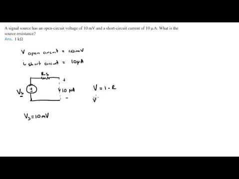 What is the source resistance?