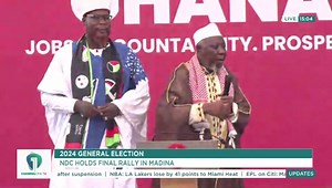 NDC Final Rally: Prayers mark the start of the NDC Final Rally at Zurak Park, Madina, officially kicking off the event. #ElectionBureau #GhanaPolls2024 #CitiVerify #NDCFinalRally | Citi 97.3 FM