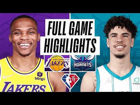 LAKERS vs HORNETS | FULL GAME HIGHLIGHTS | January 28, 2022