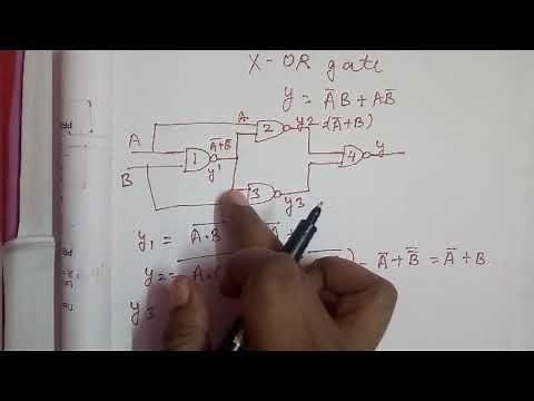 Logic Gate | 07 XOR Gate using 4- NAND Gates