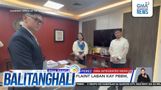 Inihain sa Kamara ngayong umaga ang kauna-unahang impeachment complaint laban kay Pangulong Bongbong Marcos. Ayon kay Atty. Andre de Jesus, ang inihain niyang impeachment complaint ay dahil aniya sa graft and corruption, culpable violation of the Constitution at betrayal of public trust ng Pangulo. | GMA News