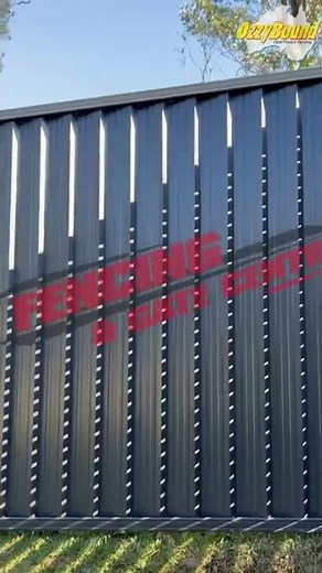 Ozzybound Gatorline Colorbond Steel Fencing Product Feature