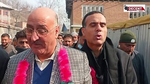 4 DAY hundreds of workers joined his weekly pad yatra,the yatra National Conference Leader'Advocate Hashim Hussain & Zonal President of JKNC South Kashmir Syed Tawqeer Ah | Decent News