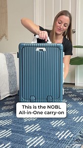 "Literally the biggest travel-hack. Flying is so incredibly smooth now, I just speed through the airport! - Katie H. ⭐⭐⭐⭐⭐ The All-in-One Carry On: 💻 Front Laptop Pocket 🔌 Charge On The Fly 🥤 Hidden Cup Holder 📱 Sleek Phone Mount ✔️ Lifetime Warranty As soon as the inventory lands in our warehouse we’re sold out in a week - be ready for your next trip! Shop the sale before we sell out again at nobltravel.com | Nobl