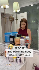 𝟑𝟎% 𝐎𝐅𝐅 𝐒𝐈𝐓𝐄𝐖𝐈𝐃𝐄! Black Friday is here! There’s never been a better time to ditch gut-upsetting pills and switch to supplement patches! ✨ ✔ Just Peel Stick – no swallowing, no nausea ✔ Absorbed gradually over 12 hours ✔ No fillers, sugars or harsh additives ✔ A natural alternative to pills and capsules 🤍 Don’t miss out - shop our Black Friday Sale and get your patch today! | The Patch Remedy