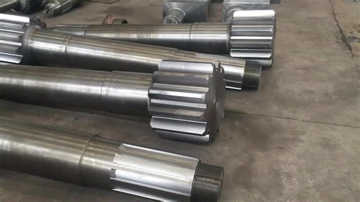 Milling Key Forged Eccentric 4140 Steel Shaft