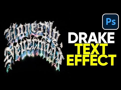 "Honestly Nevermind" Cover Art Text Effect - Photoshop Tutorial