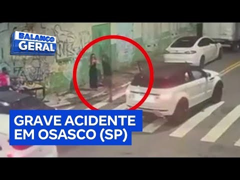 Motorcyclist run over by driver wearing a leg cage in São Paulo