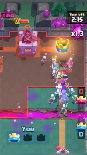 Clash Royal Witch clone spam unbeatable #clashroyale