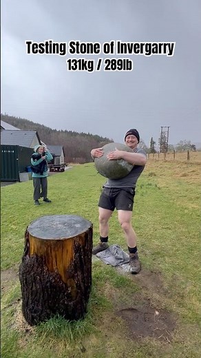 Lifting the Historic Testing Stone of Invergarry | Scottish Stone Lifting