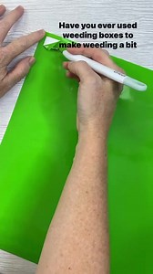 Have you ever used weeding boxes? Not only do they make weeding easier, but they are helpful when layering designs! Check out my full tutorial over on my YouTube channel! #cricut #cricuthack #weeding #SVG #cricutmaker #cricutmade | Angie Holden The Country Chic Cottage