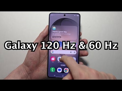 Samsung Galaxy S26: How to Switch 120 Hz and 60 Hz Display!