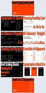 Professional Brand Typography Guide Template