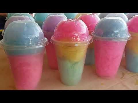 ALGODONES DE AZÚCAR EN VASO