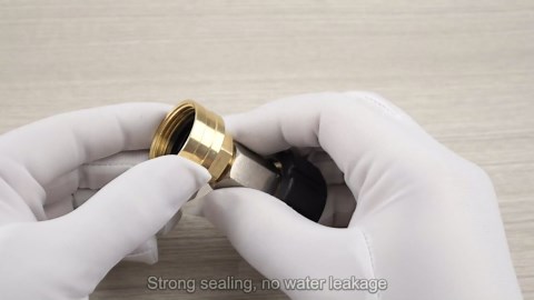 Pressure Washer Adapter, M22 14mm Female x 3/4" FGH Female Brass Garden Hose Adapter Fit for Pressure Washer Gun, 5000PSI