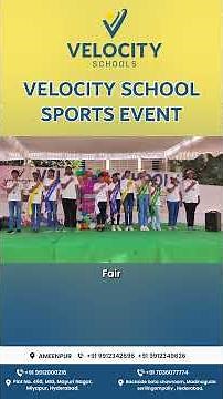 🚀 Velocity Schools Sports Day 2025 | Fair Play, Team Spirit & True Champions! #VelocitySchools