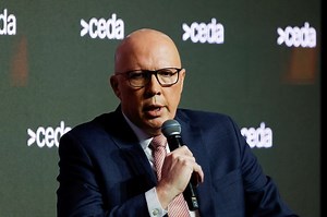 Australian insurance stocks slide after opposition leader's breakup threat