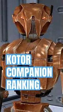 Who’s the BEST CHEF in the Old Republic? KOTOR Companion Ranking #starwars