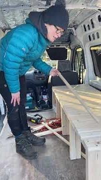 Ford Transit Connect Camper Pull Out Bed - A Simple DIY Bed Solution for Tiny Vans