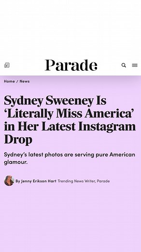 We heard Sydney Sweeney was bringing that #MissAmericaEnergy 🔥We want to see yours! Tag us in a post showing off your Miss America energy 👑 #MissAmericaEnergy #MissAmericaNewEra #AmericanIcon | Miss America