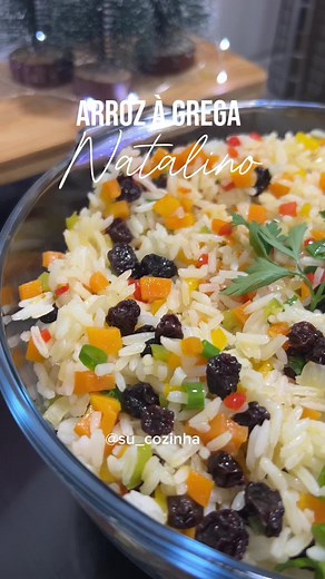 Arroz à Grega para o Natal - Receita Simples e Deliciosa