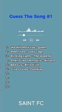 99% FAIL This Guess the Song Challenge 😳🎧 #guessthesong