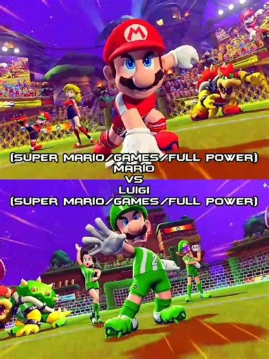 Mario vs Luigi | #supermario #1v1 #battle #edit #shorts #mario #luigi #subscribe #like #share #vs