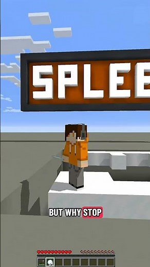 1 command block minigame! Spleef! #minecraft #gaming #minecraftshorts #trending